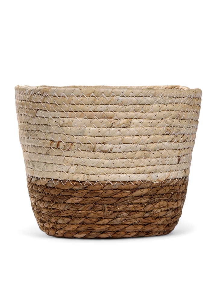 Кашпо «Элин», 20×20×16 см, бежевое