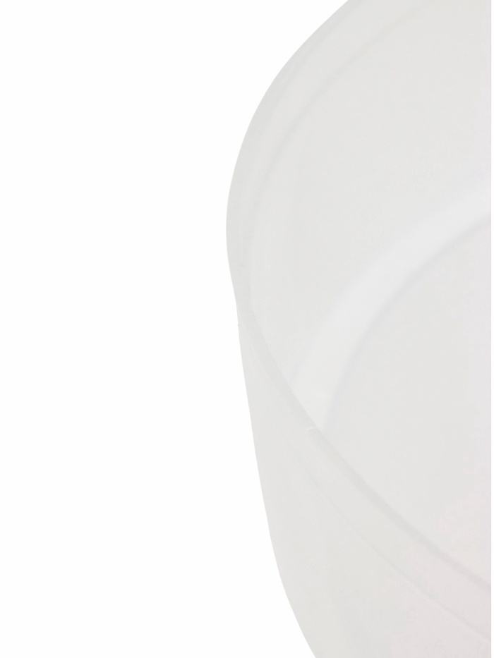 Кашпо со вставкой «Порто», 3.5 л, d=20 см, h=19 см, пластик, для орхидей, прозрачное