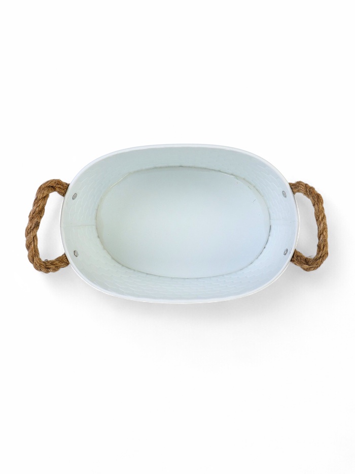 Кашпо «Финелла», 20×14×10 см, белое