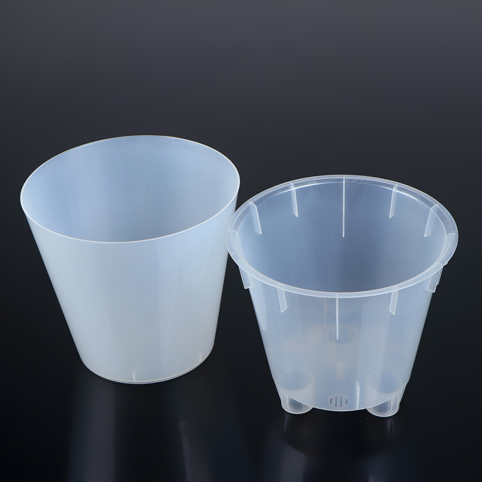 Кашпо для орхидей «Фиджи», 1.6 л, d=16 см, прозрачное