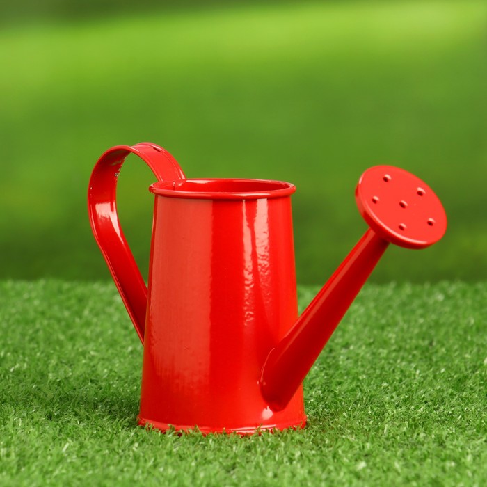 Кашпо «Лейка», 15×7×8 см, красное