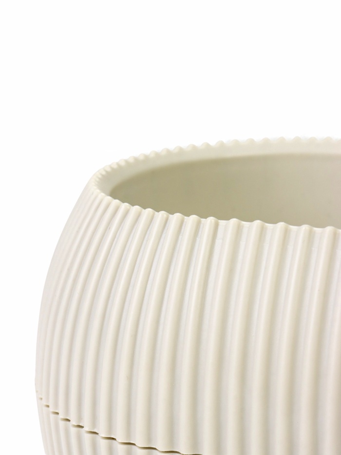 Кашпо для цветов «Пиканто», 1.3 л, 28×11.5×9 см, пластиковое, белое