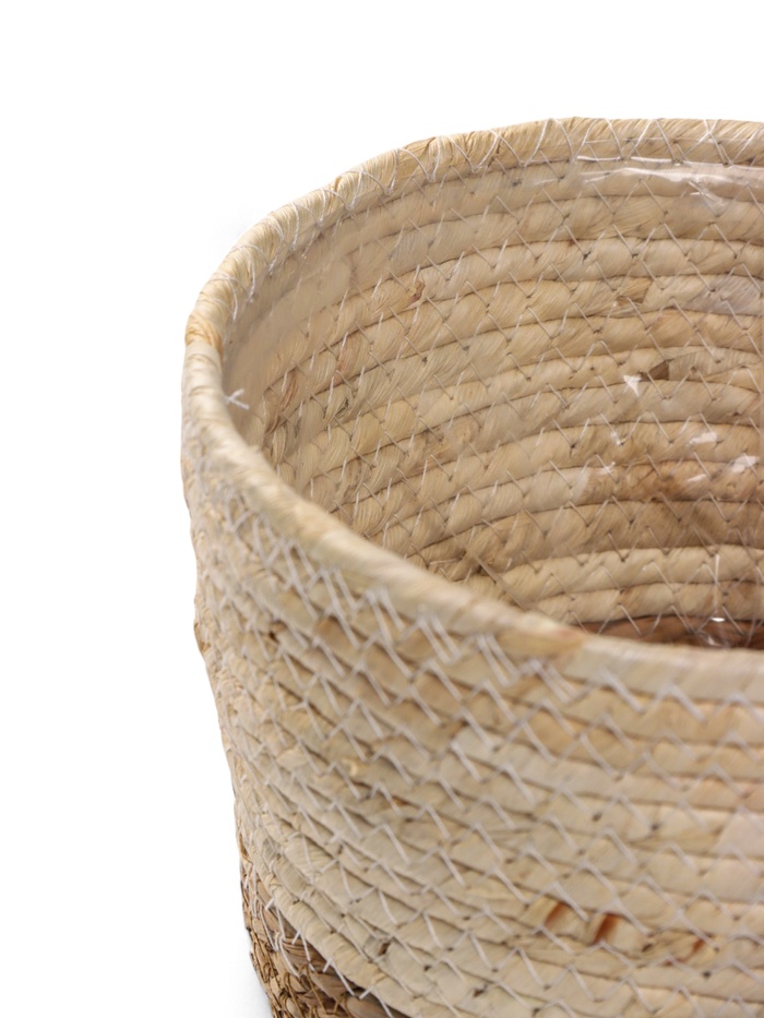 Кашпо «Элин», 20×20×16 см, бежевое