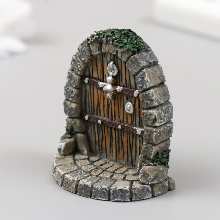 Фигурка для флорариума полистоун «Арочные садовые ворота», 5.5×3×5.5 см