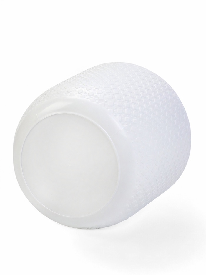 Кашпо для цветов «Клевер», 4.5 л, d=20 см, h=18 см, пластик, белый