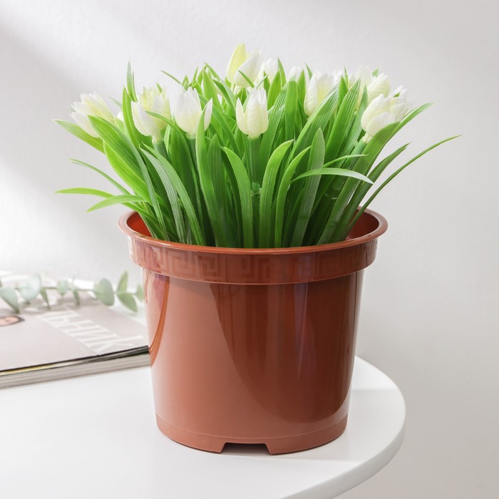 Горшок цветочный «Классик С», 1.5 л, d=15, цвет терракот