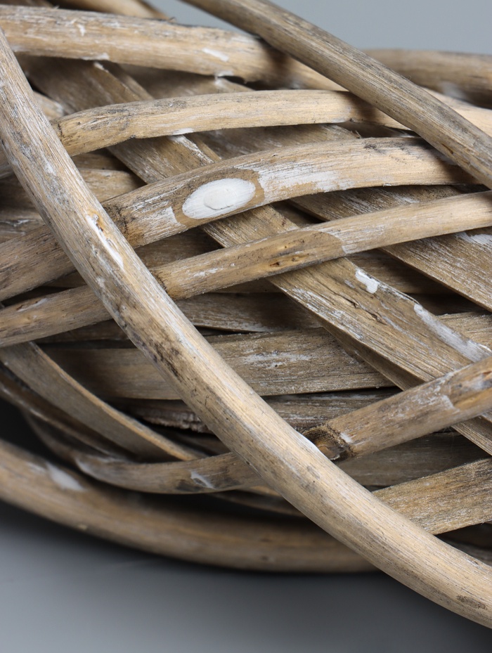 УЦЕНКА Кашпо «Кольцо», 40×8 см, ива