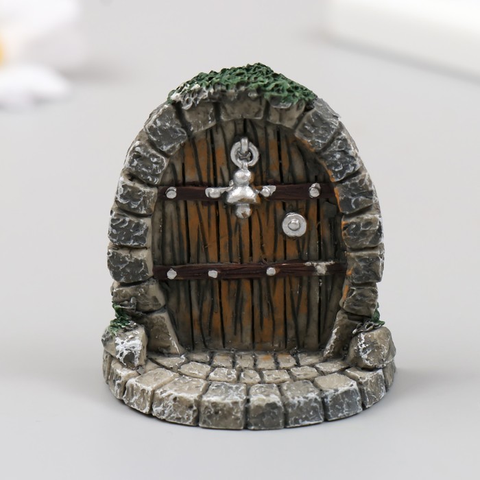 Фигурка для флорариума полистоун «Арочные садовые ворота», 5.5×3×5.5 см