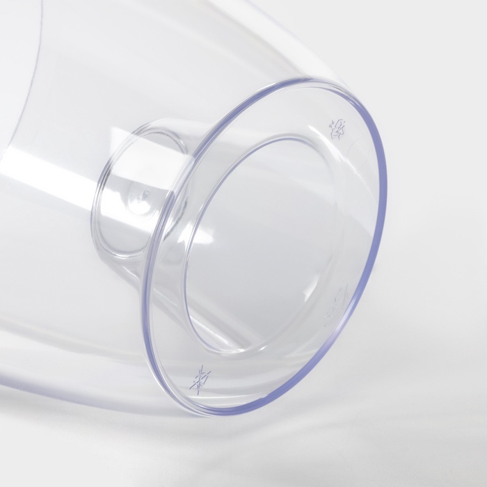 Кашпо для орхидей IDEA, 2 л, пластик, прозрачное