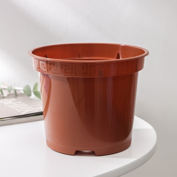 Горшок цветочный «Классик С», 1.5 л, d=15, цвет терракот