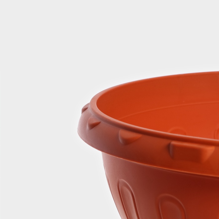 Вазон для цветов «Джулия», 8 л, d=32 см, h=23 см, коричневый