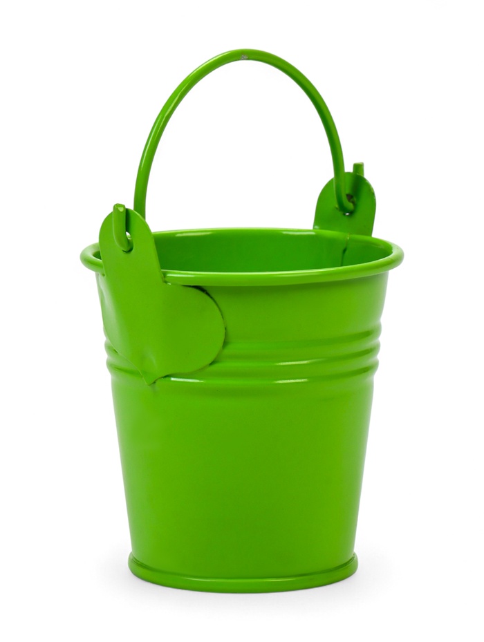 Декоративно кашпо для цветов «Ведёрко Томми», 100 мл, d=5.3 см, h=5.6 см, металлическое