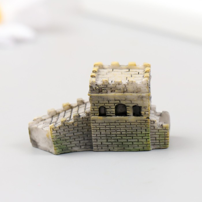 Фигурка для флорариума полистоун «Каменная крепость», 4.5×1.5×2.5 см