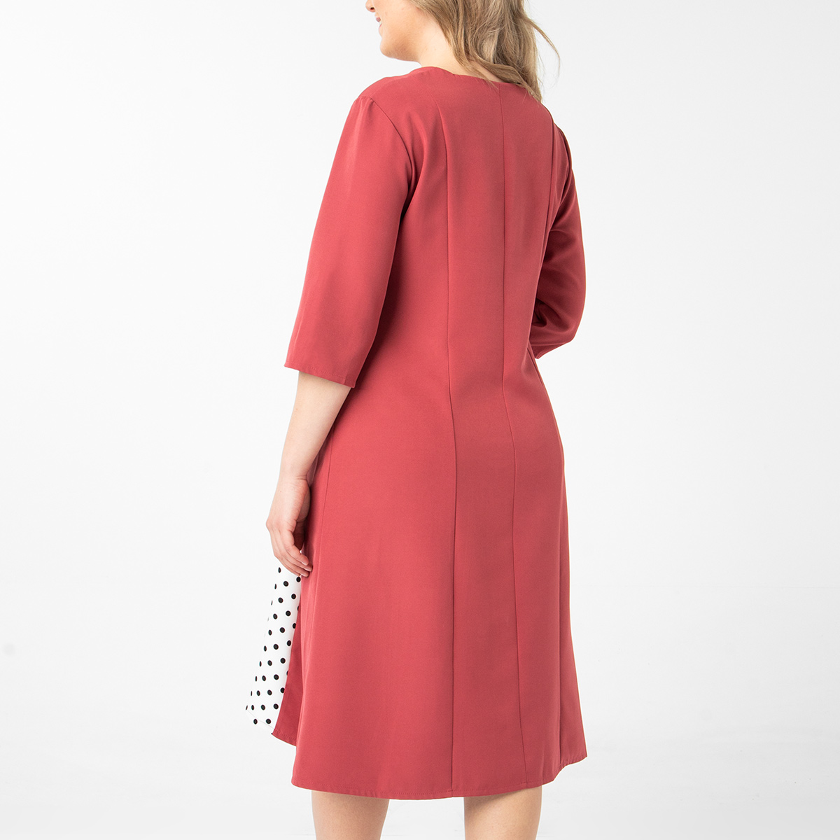 ст. цена2200руб.! Платье, текстиль, коралловый