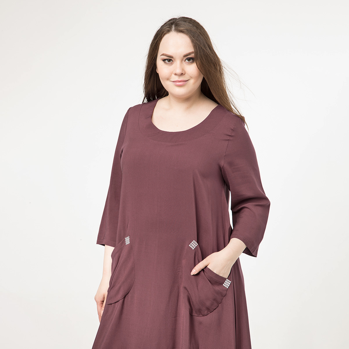 ст. цена2200руб.! Платье, текстиль, бордовый