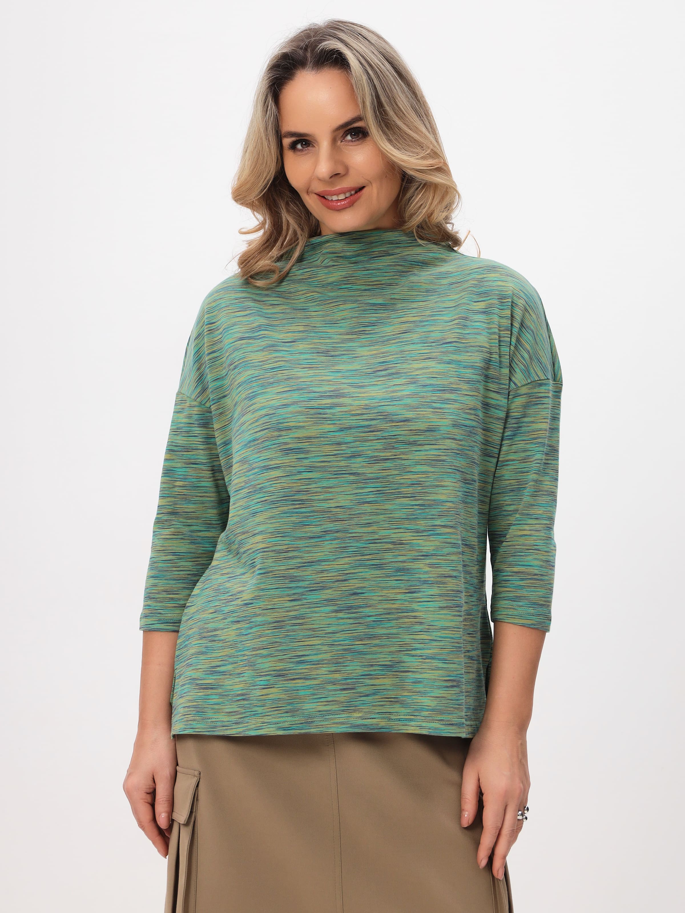 Джемпер женский T-lab TL-JP-001OR-зеленый м.