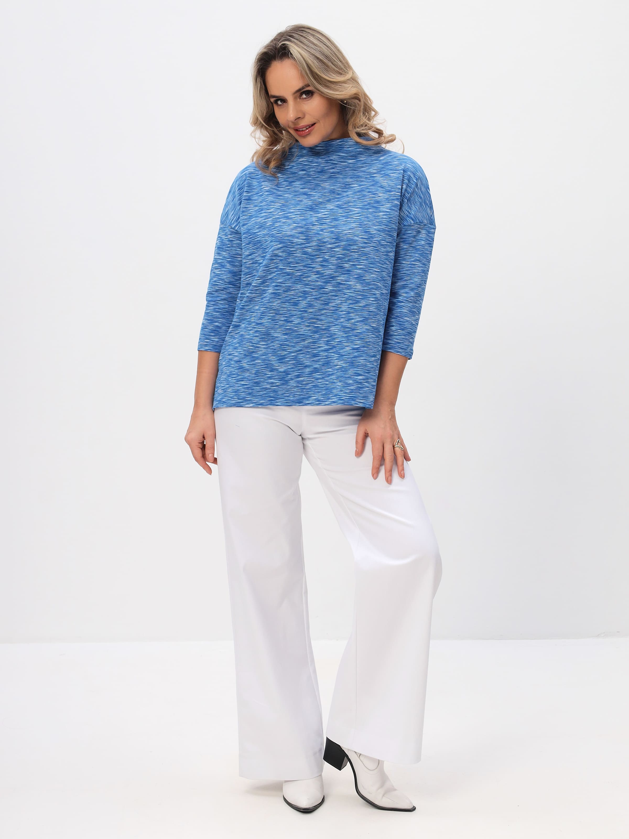 Джемпер женский T-lab TL-JP-001OR-голубой м.