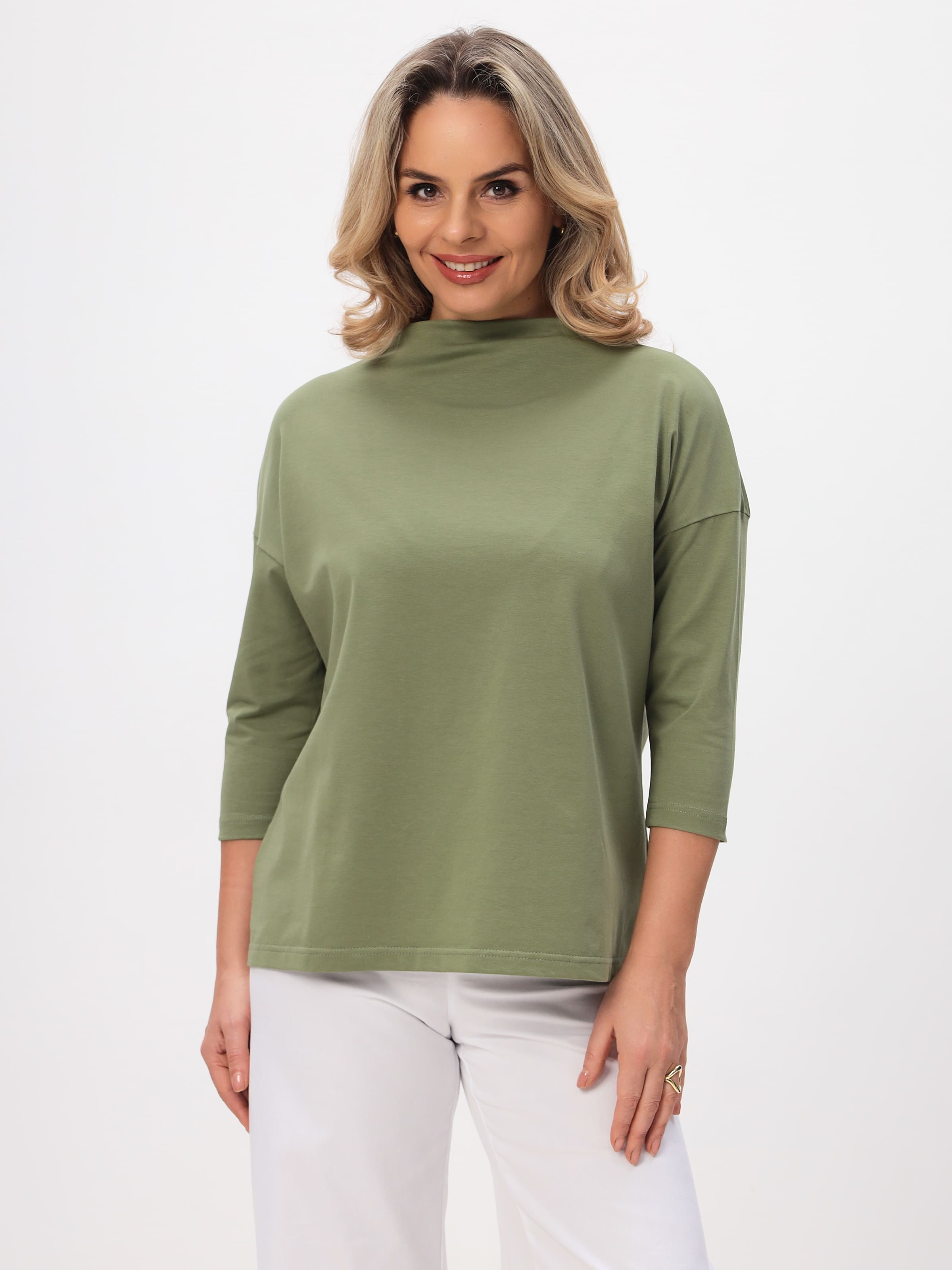 Джемпер женский T-lab TL-JP-001KO-63 оливковый