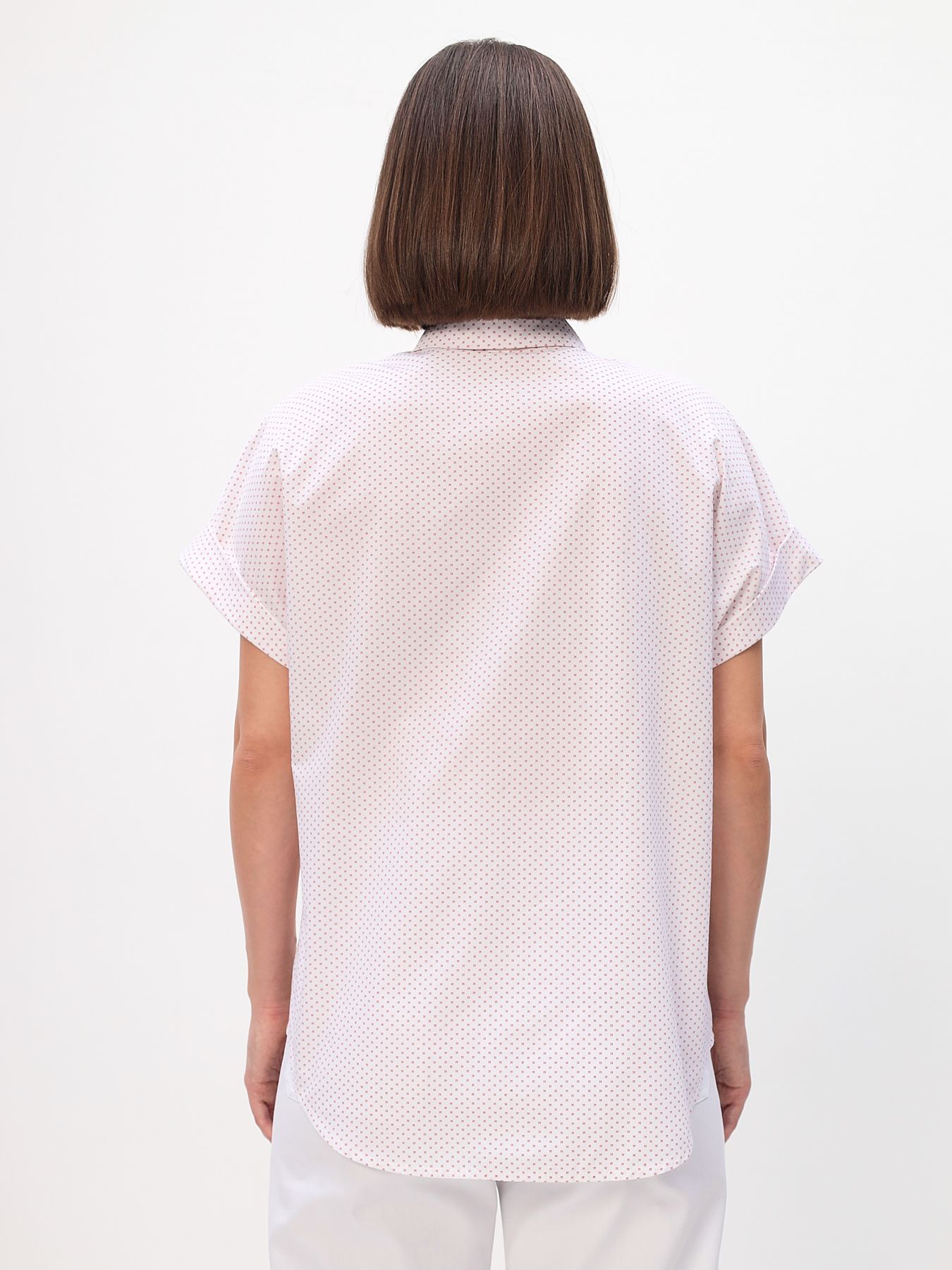 Блузка женская кор. рук. T-lab TL-B-042-6200-белый