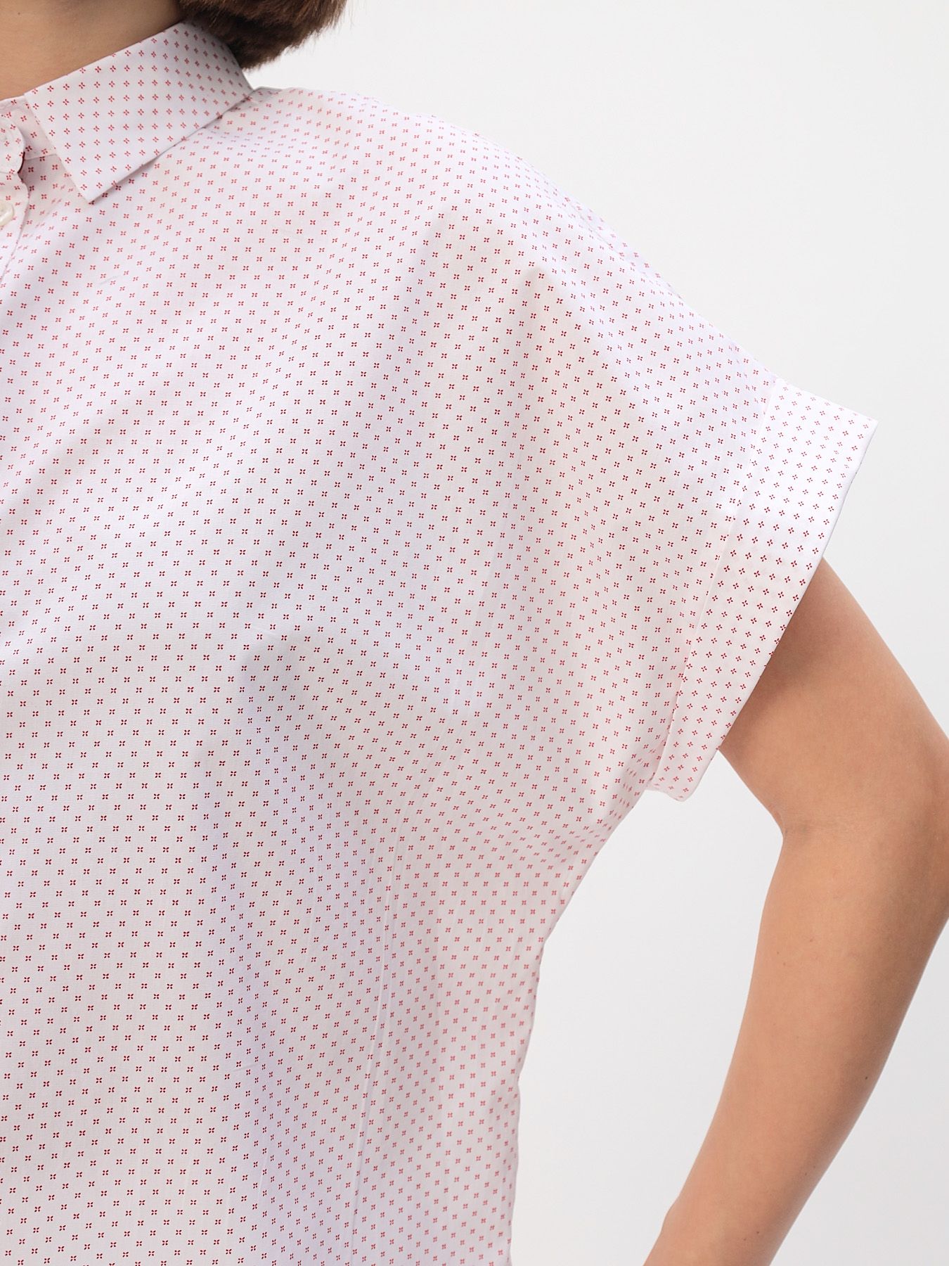 Блузка женская кор. рук. T-lab TL-B-042-6200-белый