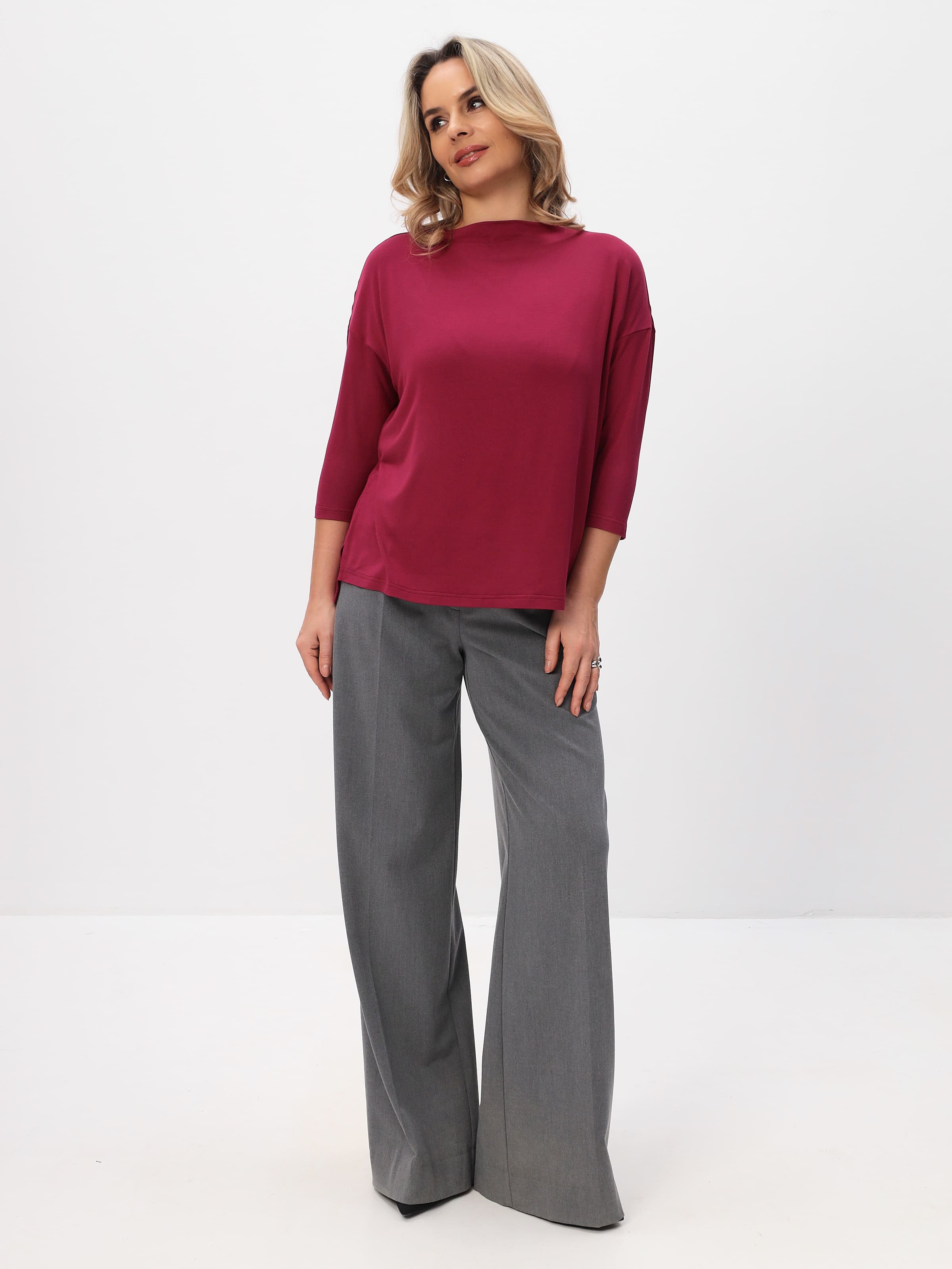 Джемпер женский T-lab TL-JP-001VI-малиновый