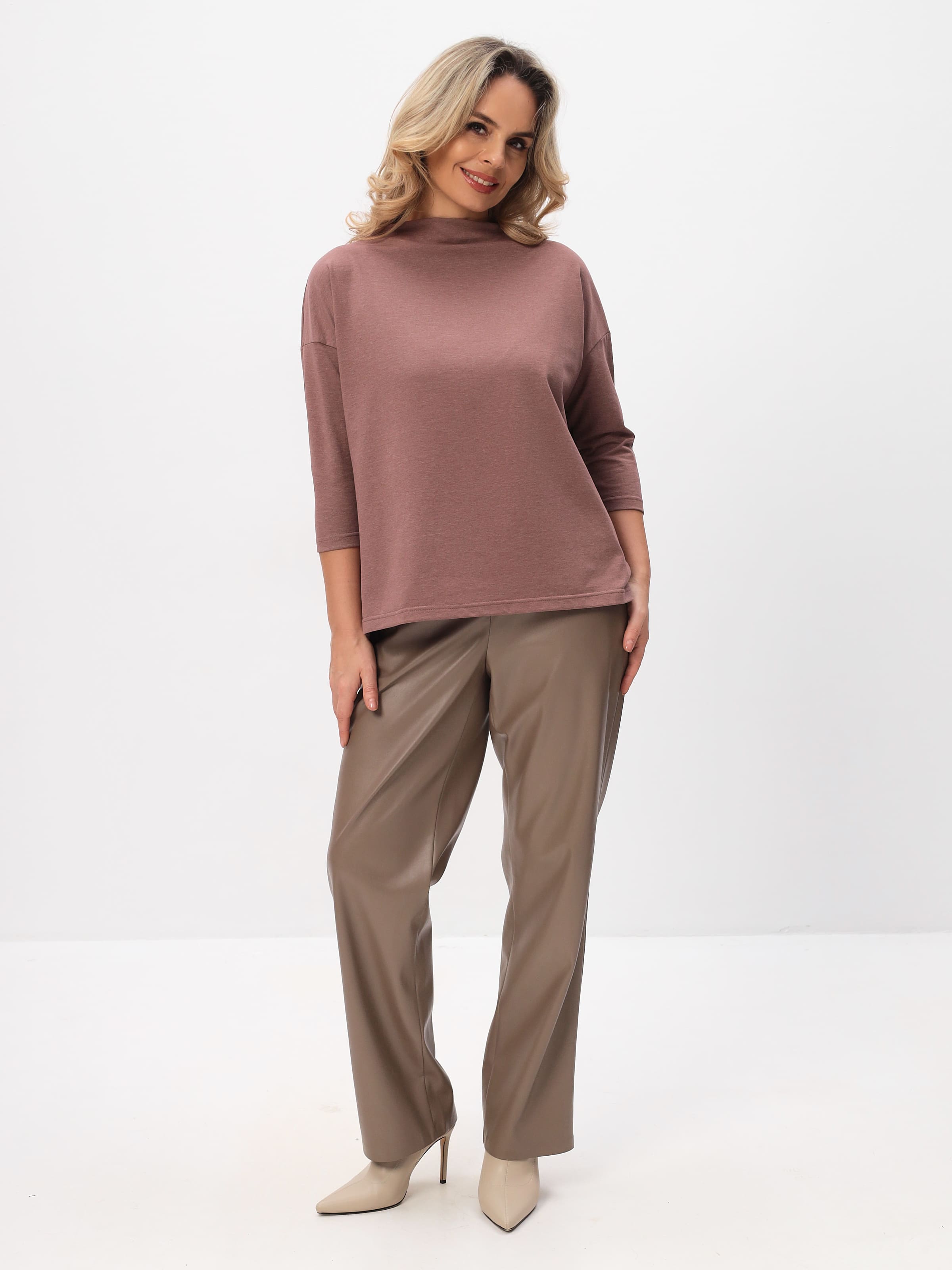 Джемпер женский T-lab TL-JP-001KO-44 какао м.