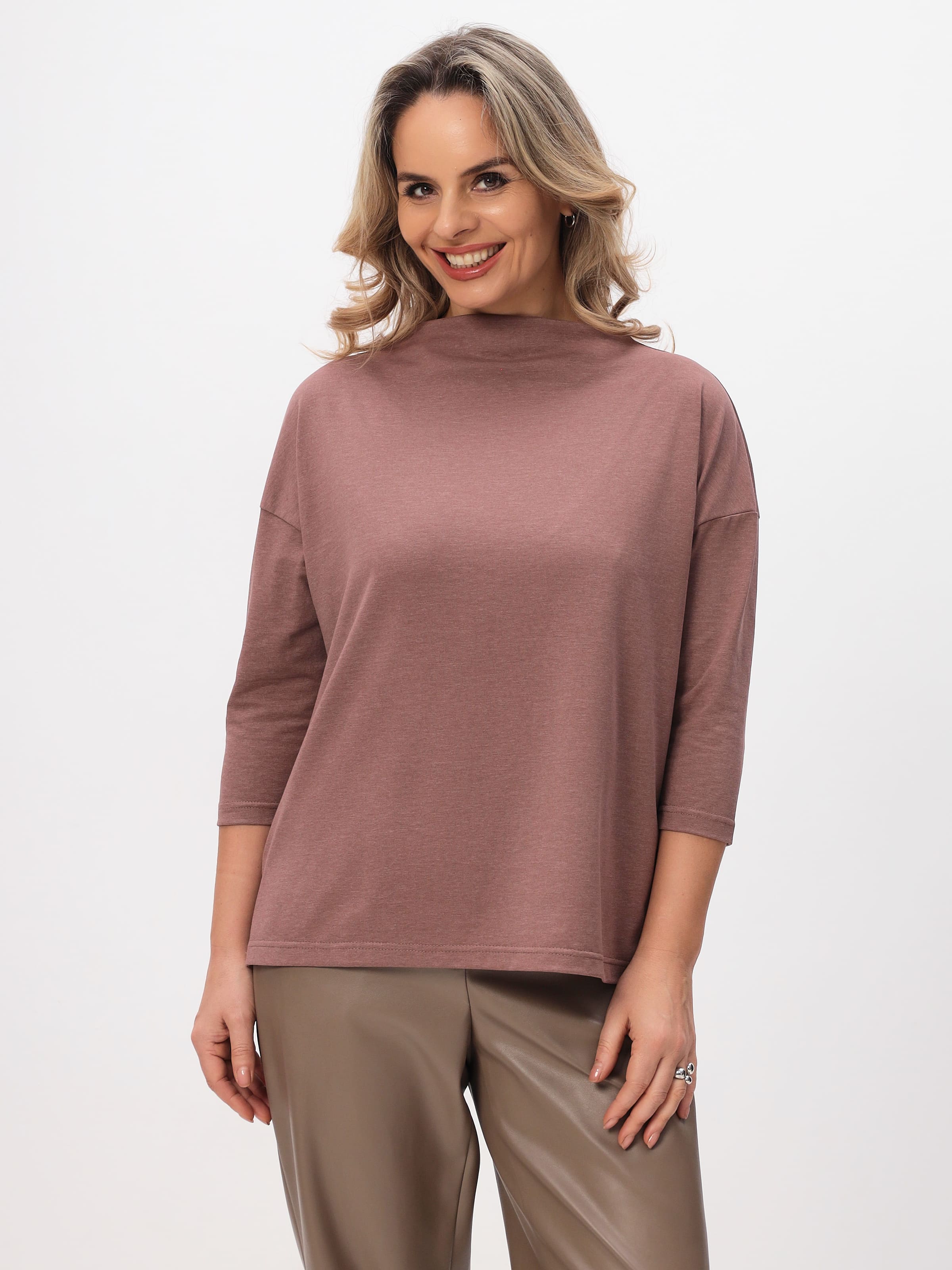 Джемпер женский T-lab TL-JP-001KO-44 какао м.