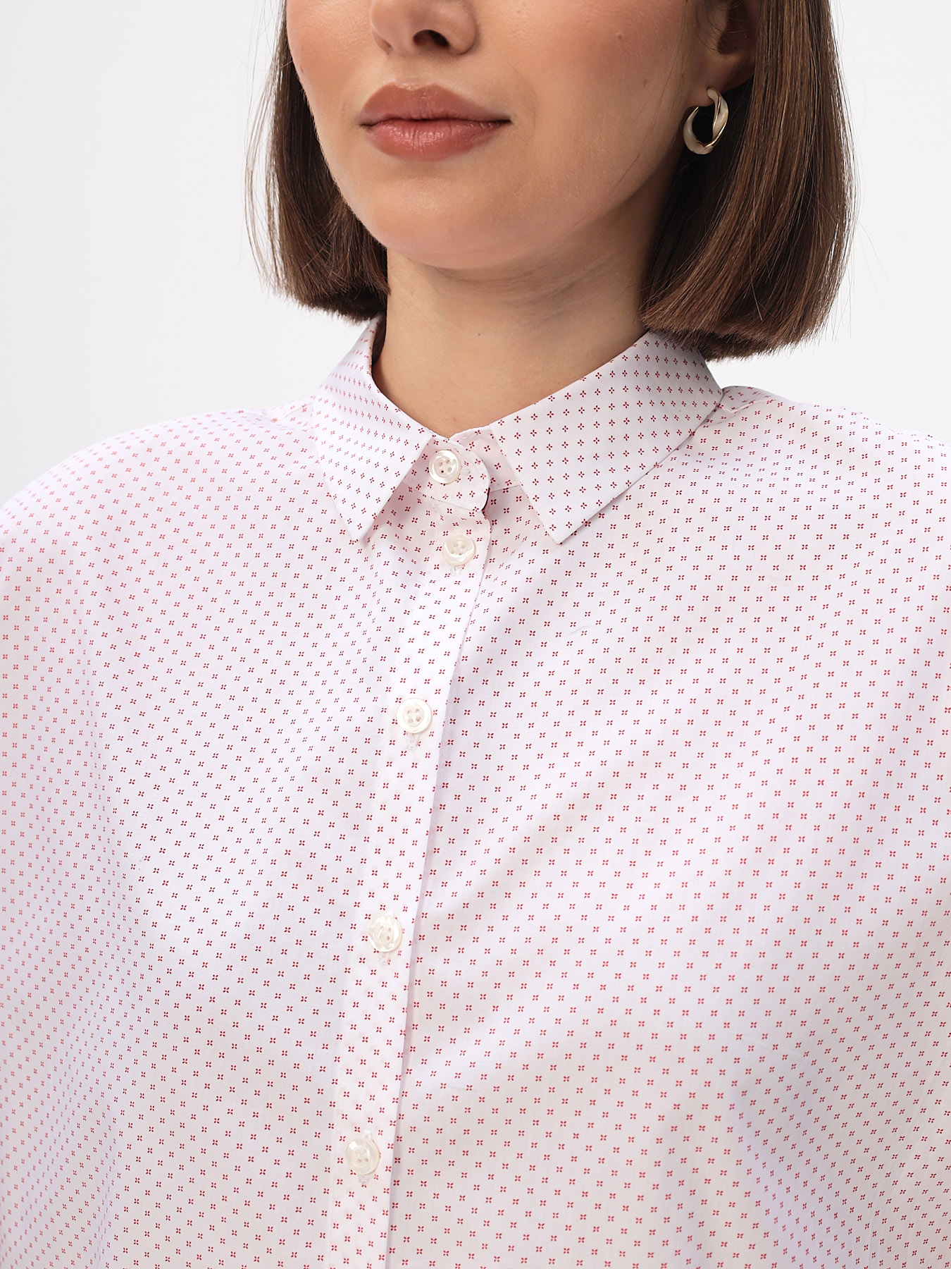 Блузка женская кор. рук. T-lab TL-B-042-6200-белый