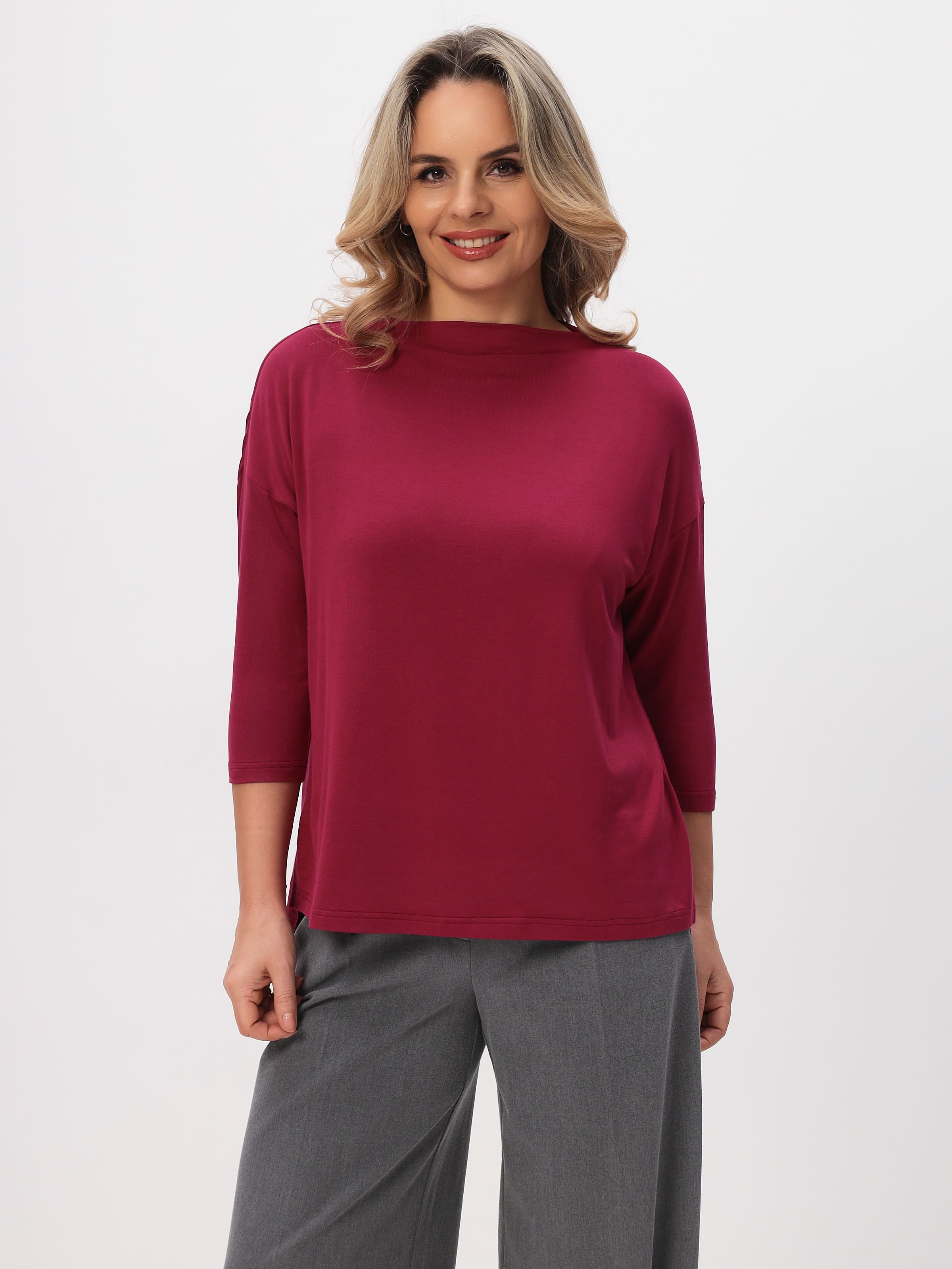 Джемпер женский T-lab TL-JP-001VI-малиновый