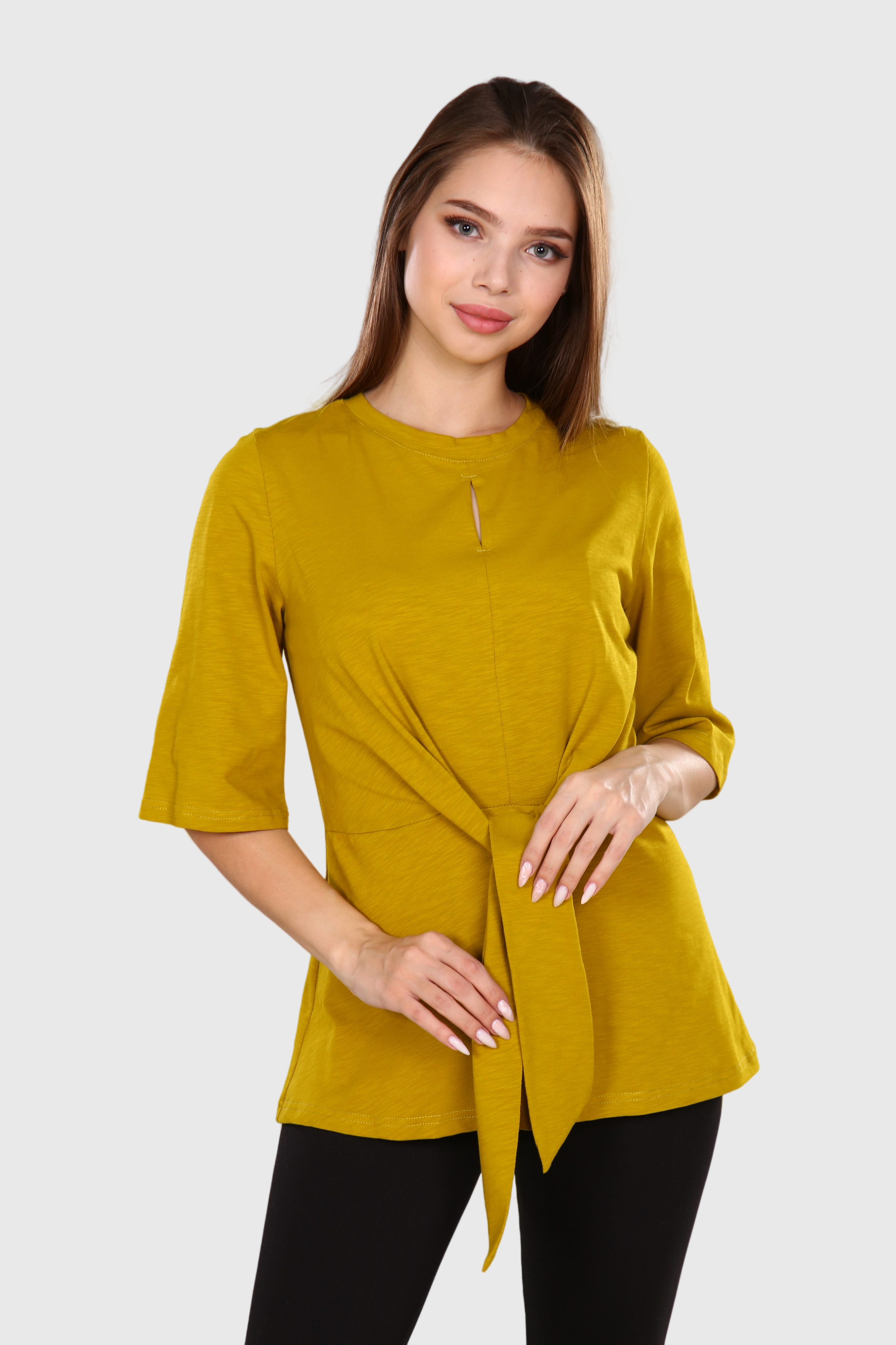 Канзас - футболка горчичный