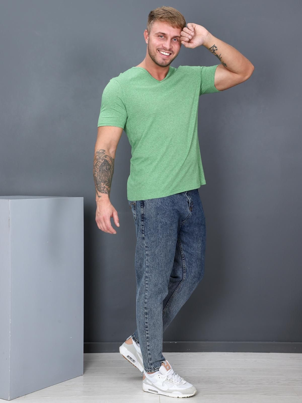 Пенальти - макси - футболка зеленый