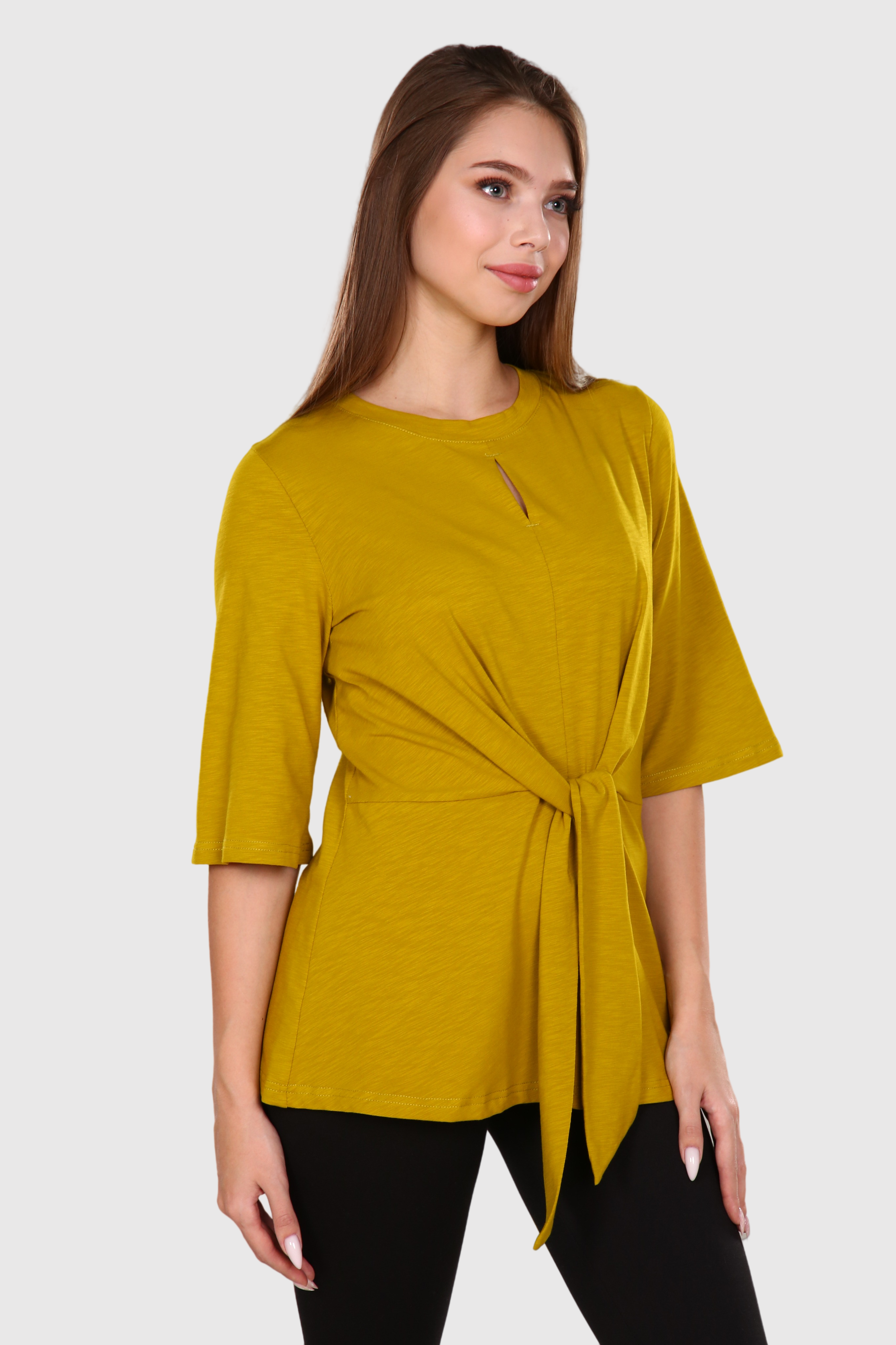 Канзас - футболка горчичный