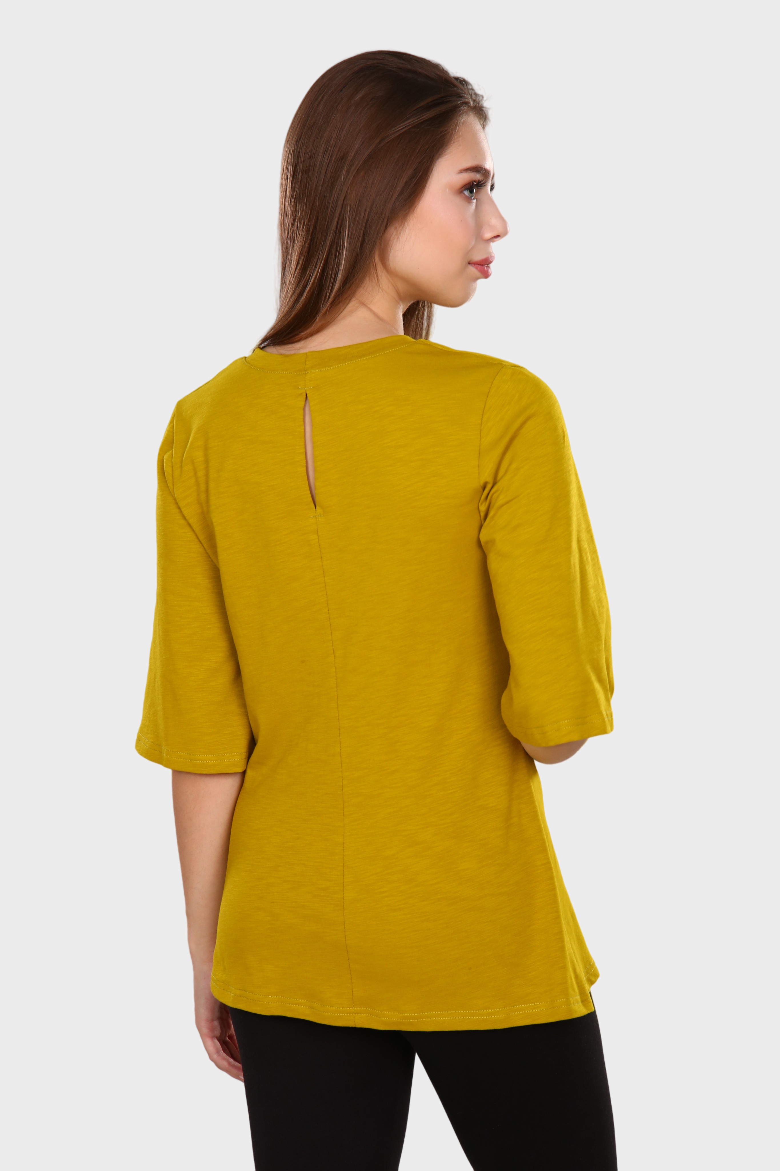 Канзас - футболка горчичный