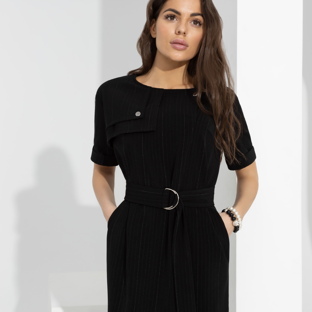 СТ. ЦЕНА 1590 руб//Платье-футляр, Я онлайн (обольстительная, с поясом)