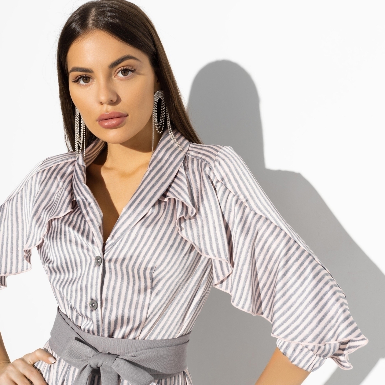 СТ. ЦЕНА 1990 руб//Платье, Грация леди (fashion, с поясом)