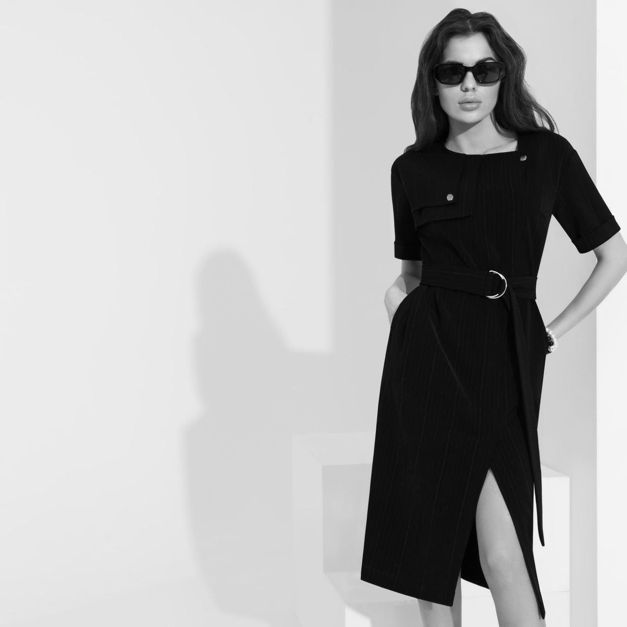 СТ. ЦЕНА 1590 руб//Платье-футляр, Я онлайн (обольстительная, с поясом)