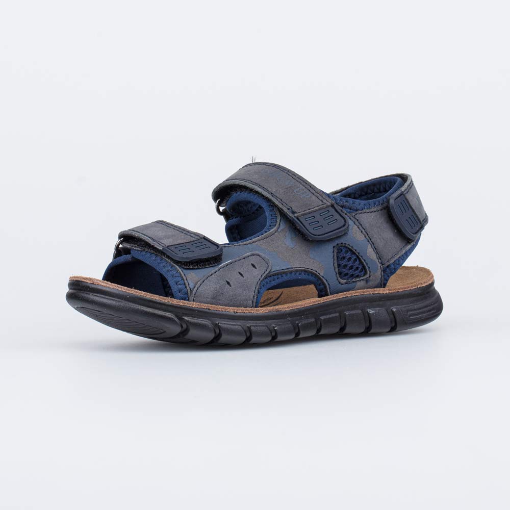 синий туфли летние дошкольно-школьные Нат. кожа