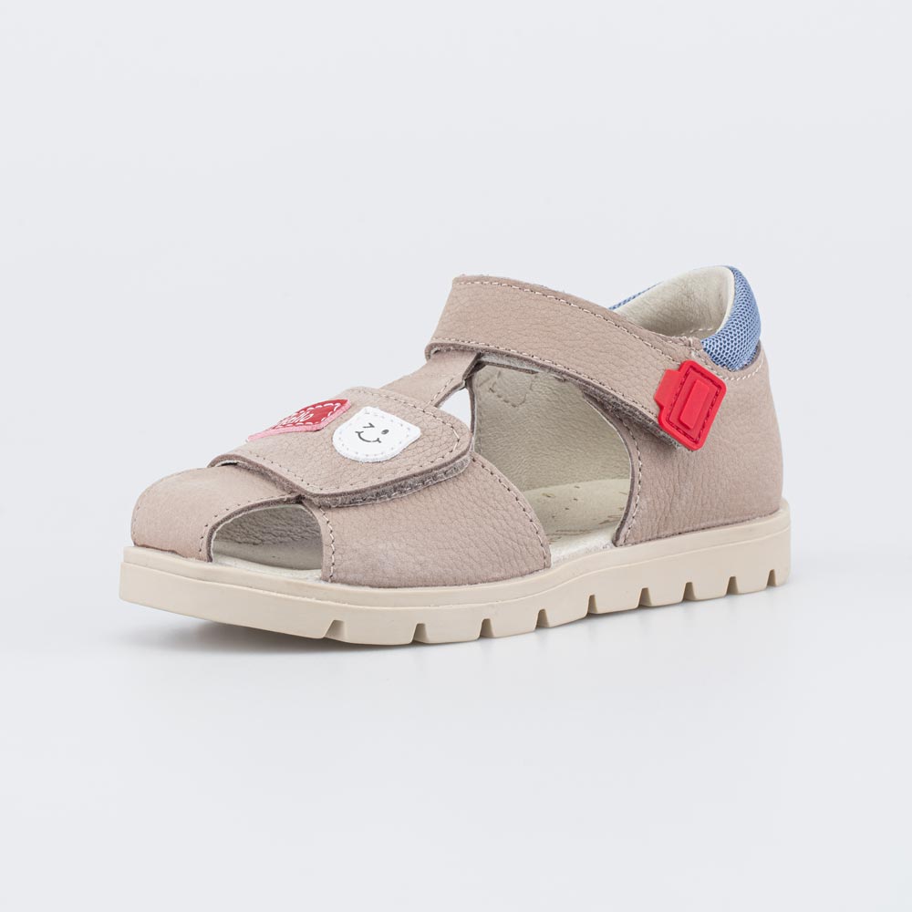 коричнев. туфли летние малодетская, дошкольная Нат. кожа