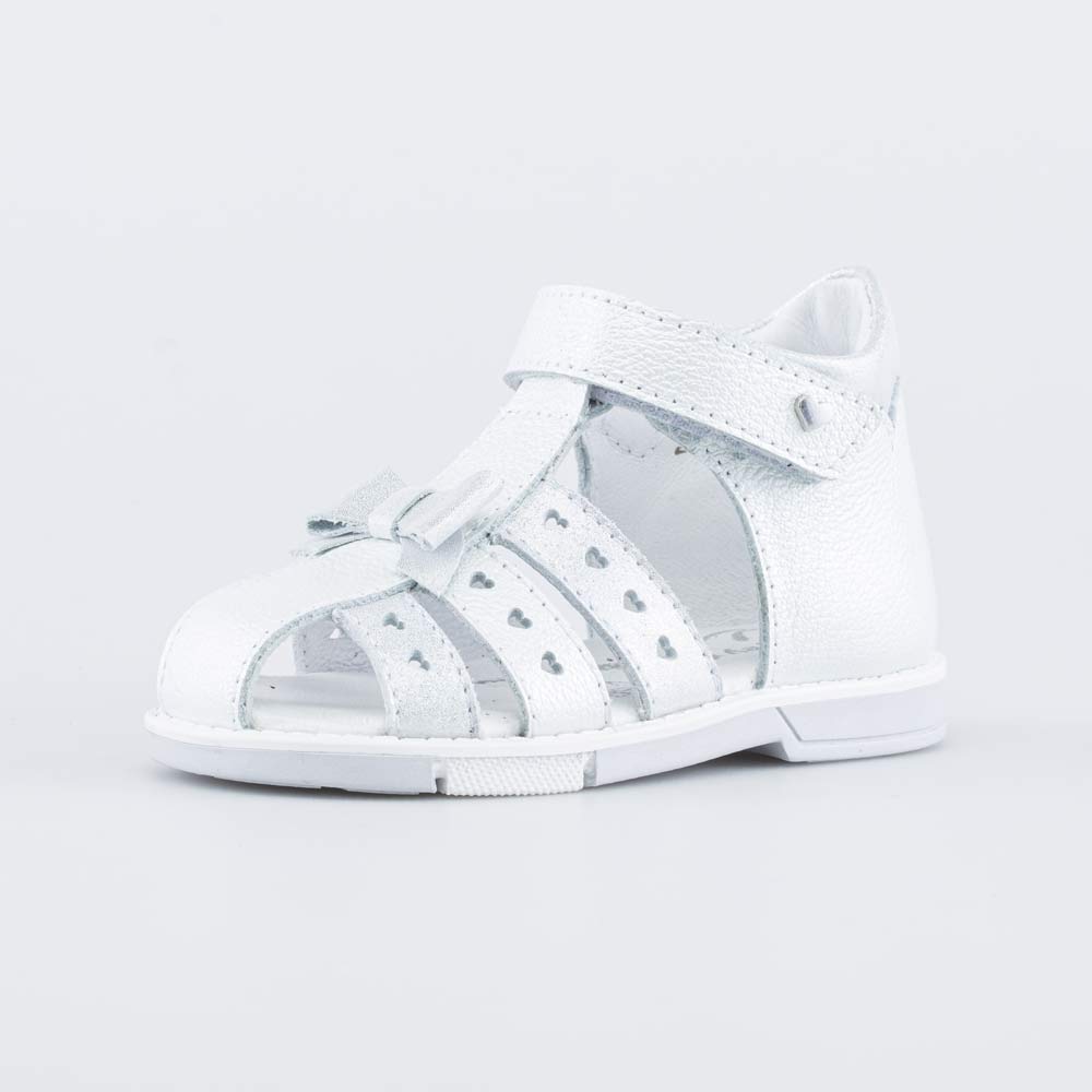 белый туфли летние малодетско-дошкольные Нат. кожа