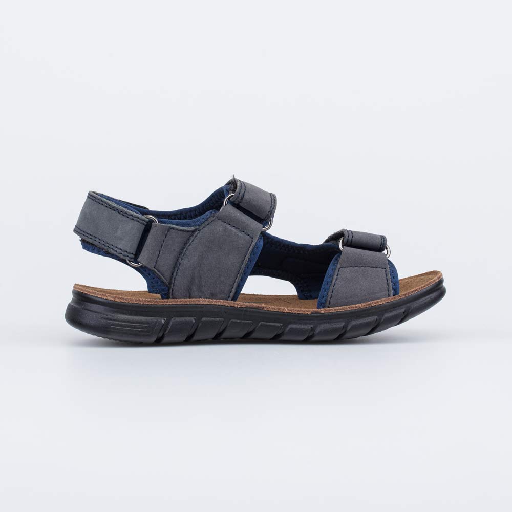 синий туфли летние дошкольно-школьные Нат. кожа