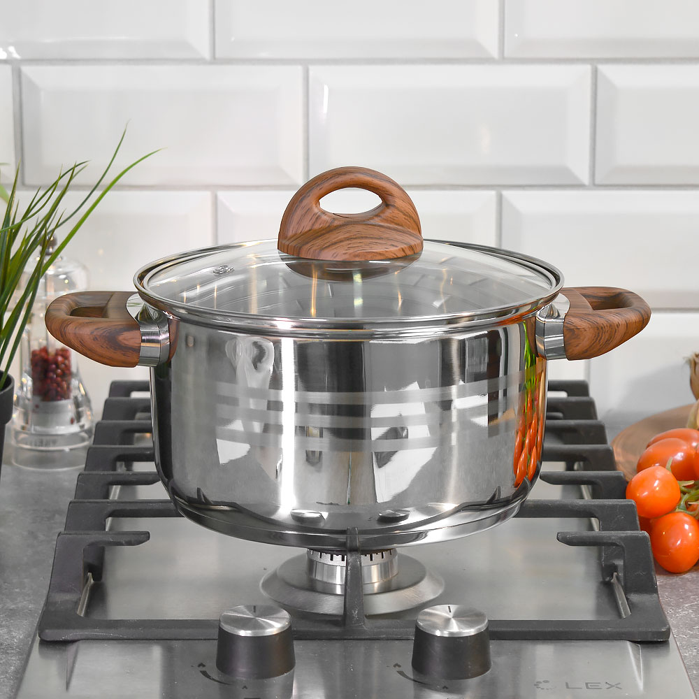 Кастрюля 3,5л нерж