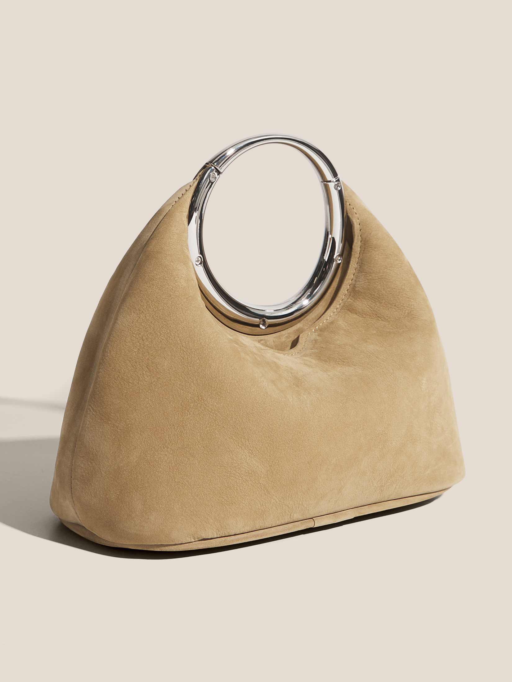 Женская сумка MAISON DAVID 4866787, зеленовато-бежевый