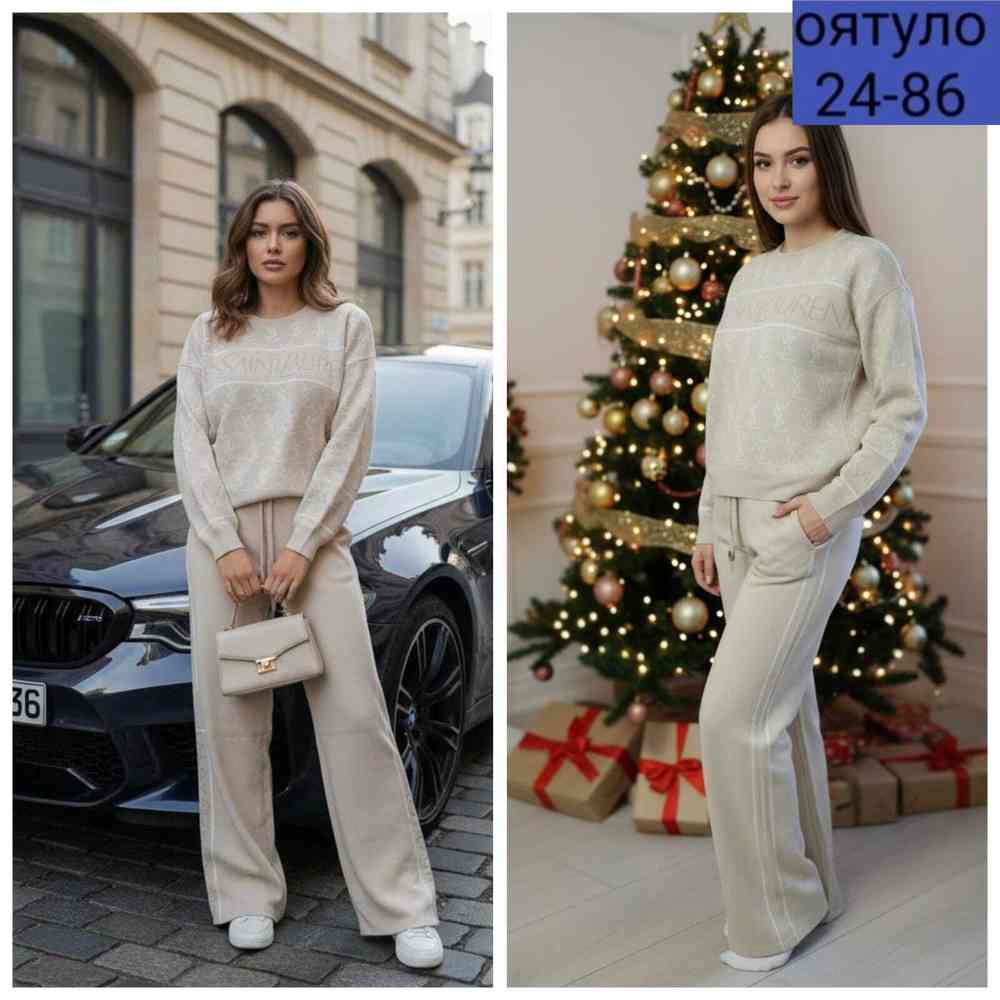 ЖЕНСКИЙ КОСТЮМ ДВОЙКА ТКАНЬ ФАБРИЧНЫЙ КИТАЙ