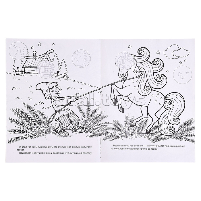 Книга. Сивка-Бурка (Сказки-раскраски с наклейками)