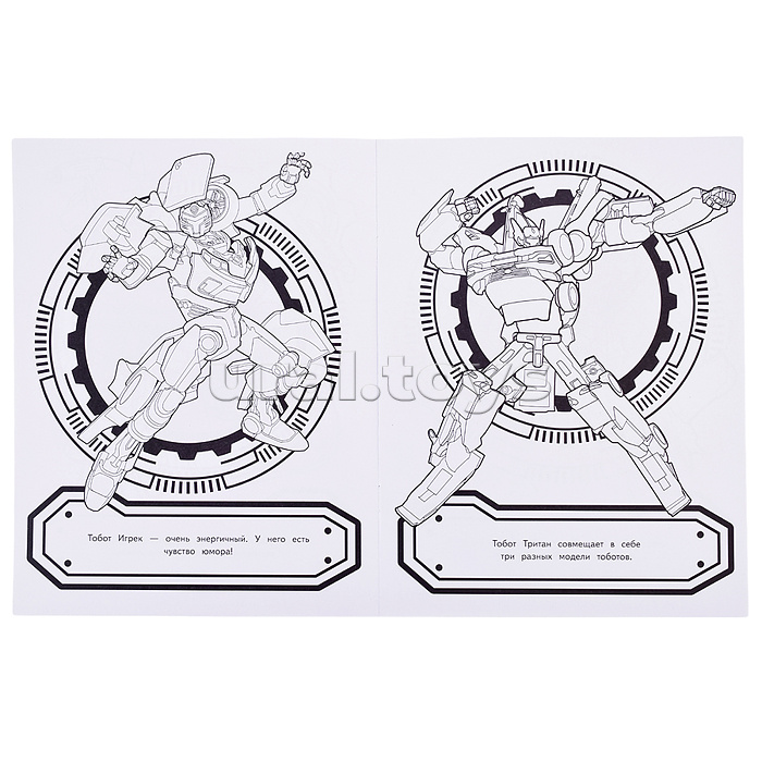 Раскраска № РАС 2309 Тоботы