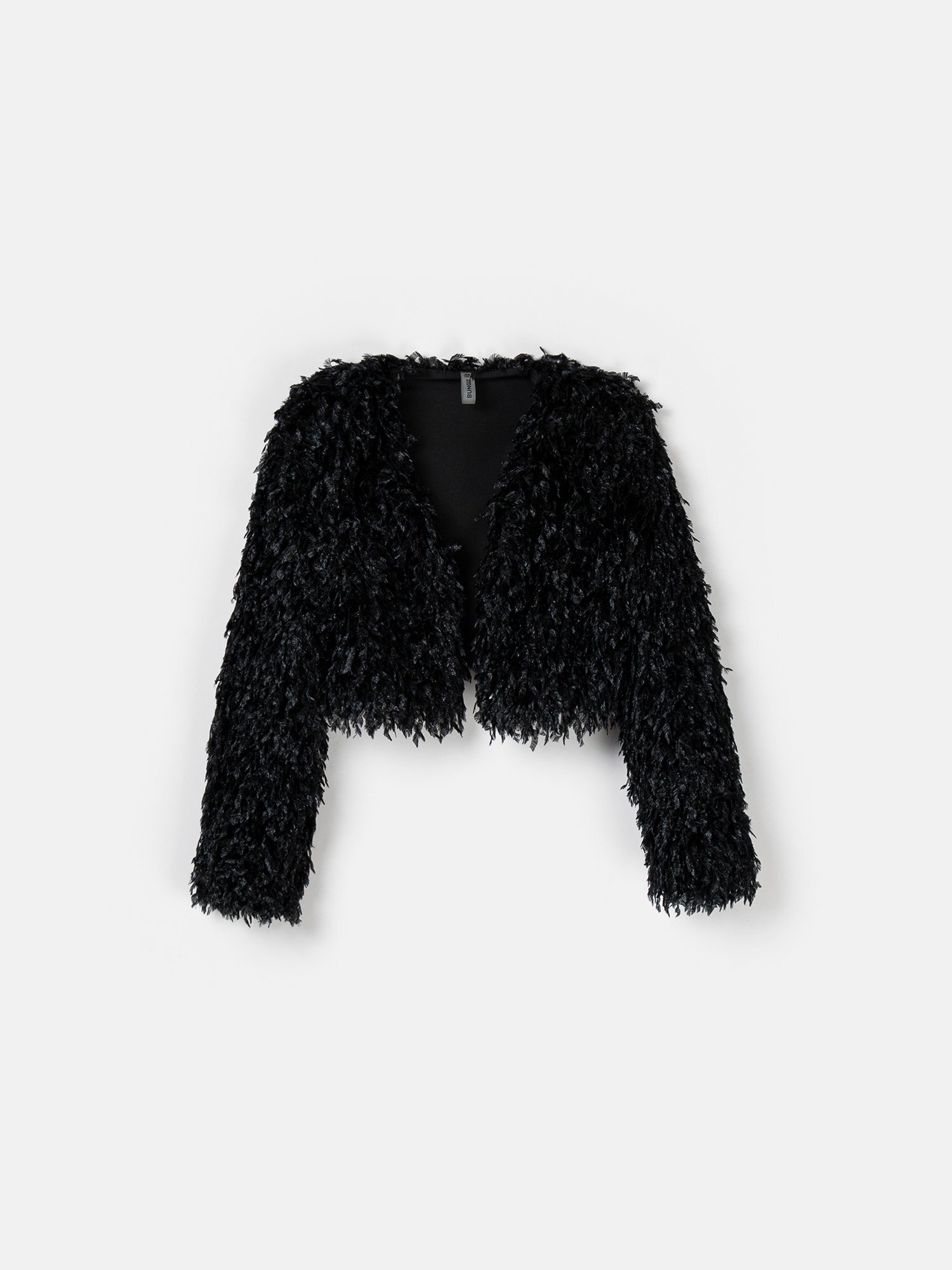 Кардиган с перьями