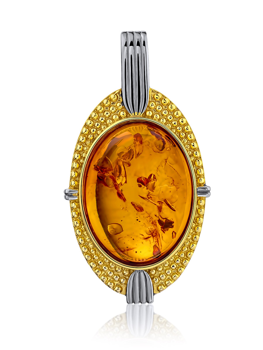 Кулон «Мойра» из натурального янтаря