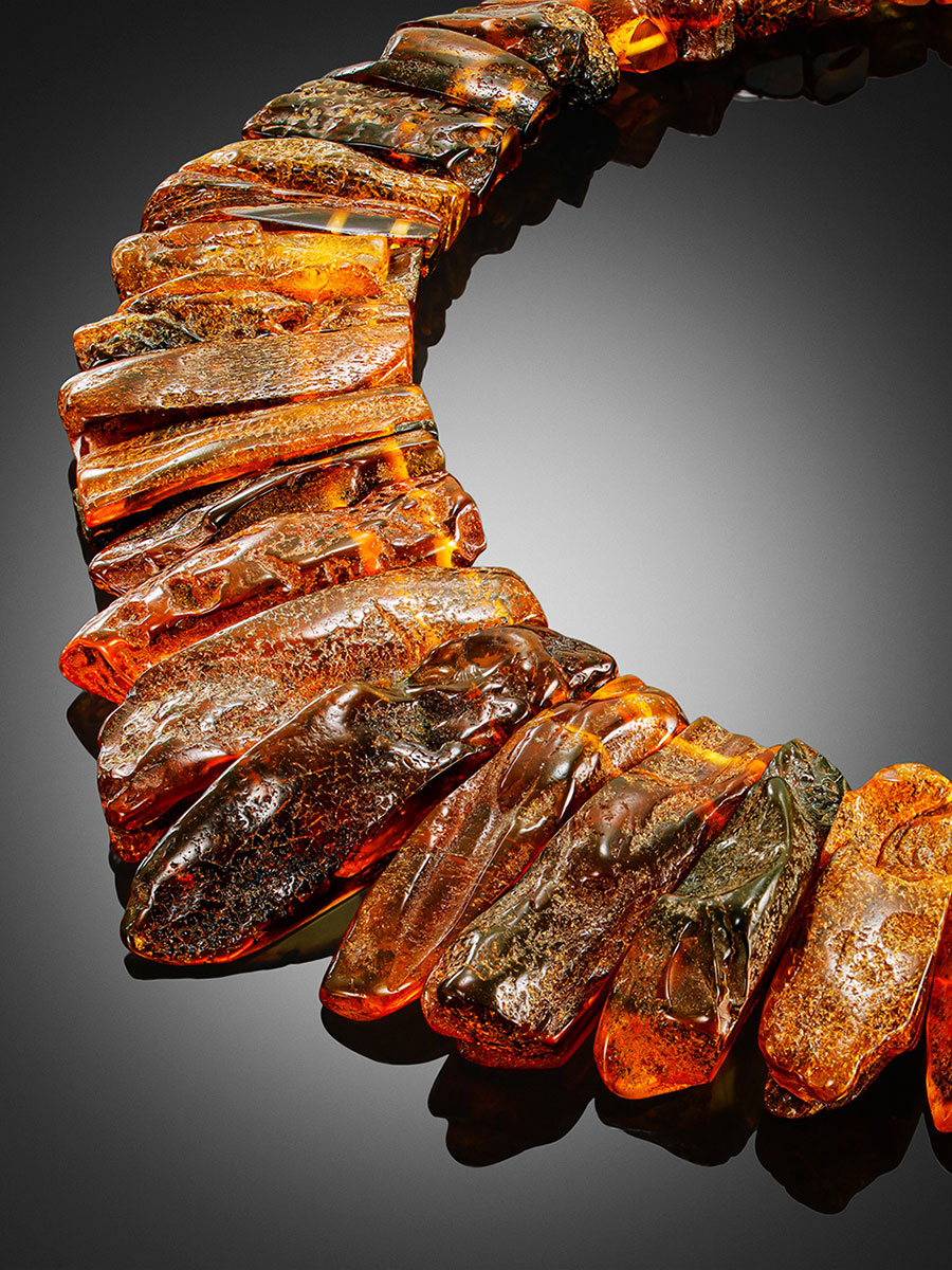 Лечебное колье из натурального балтийского янтаря «Помпеи»