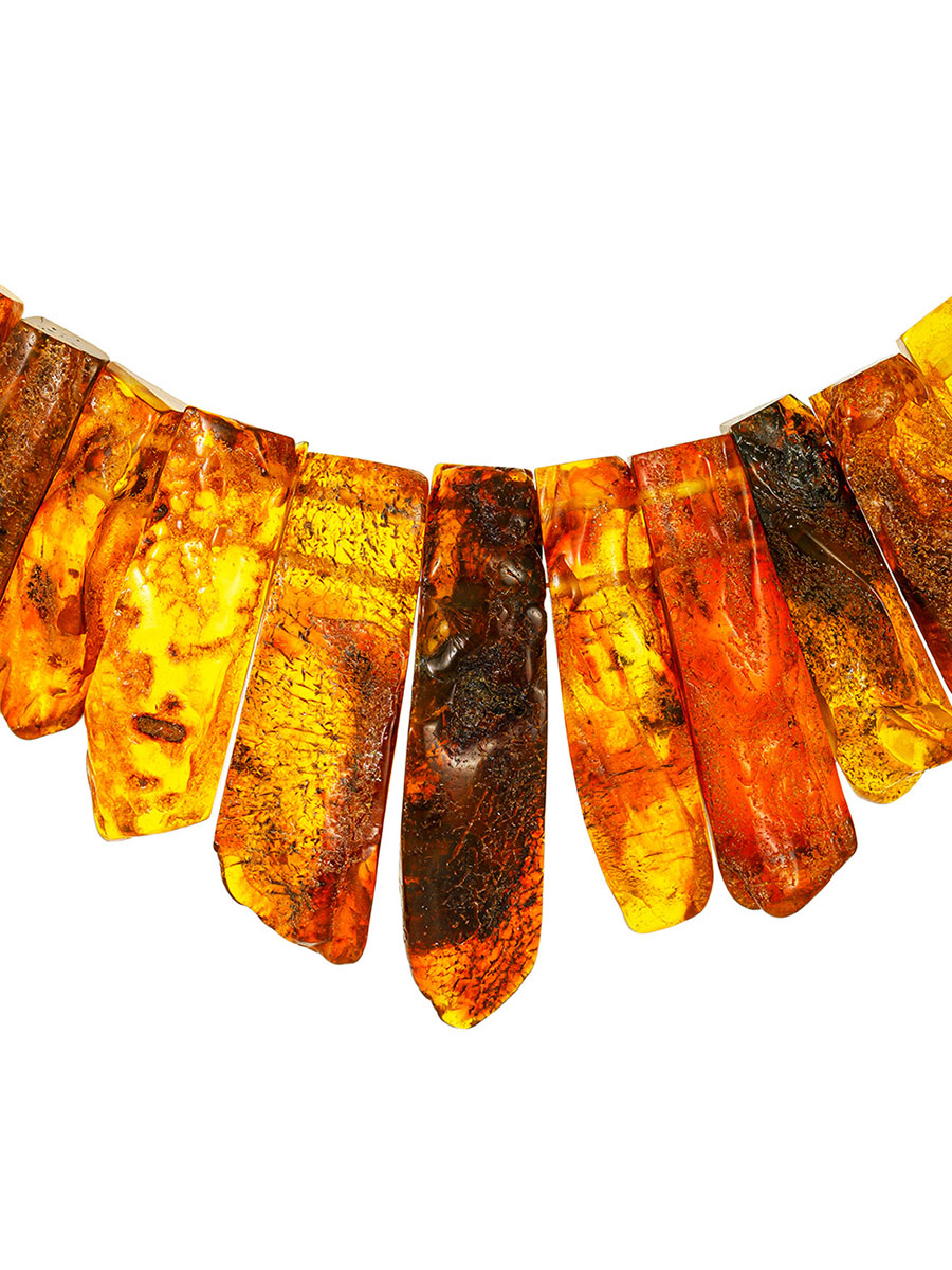 Лечебное колье из натурального балтийского янтаря «Помпеи»