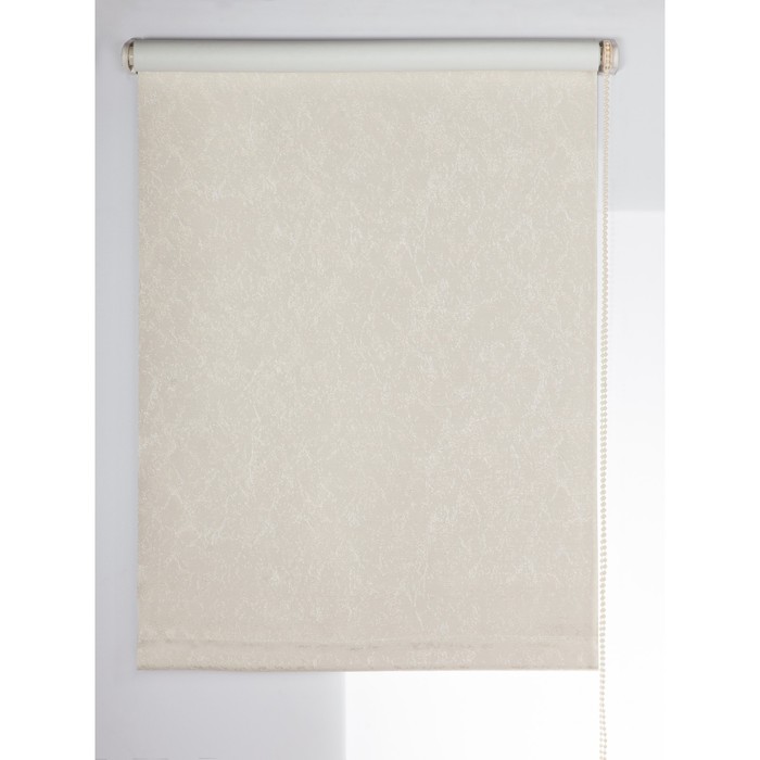 Рулонная штора blackout «Венеция», 80х160 см, цвет белое золото